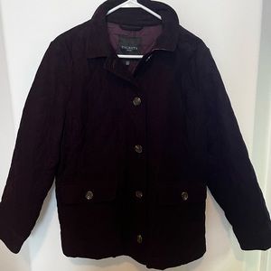 Talbots Barn Coat, wine colored, PXL